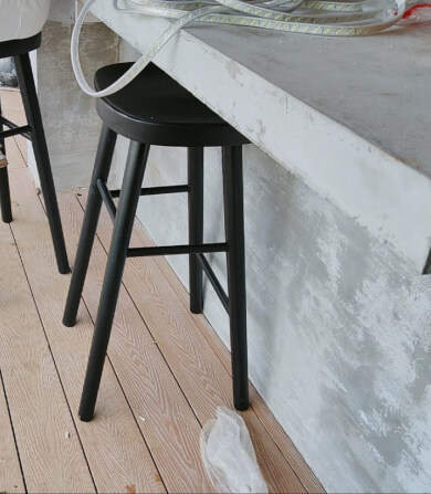 เก้าอี้บาร์ MY DOLLS HOUSE PINE 75 ซม. สีดำ_2